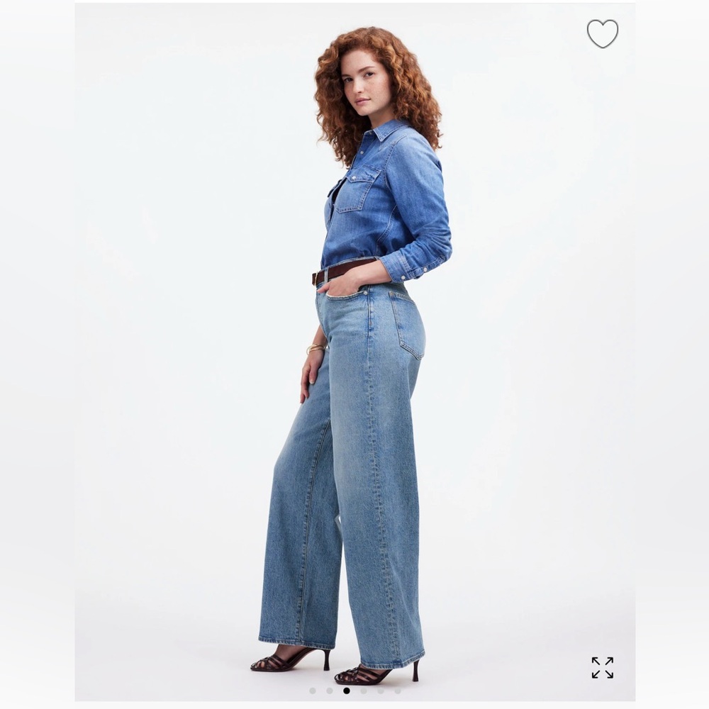 Madewell Wide leg Curvy Jeans